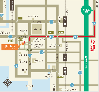 眼科松本クリニック地図